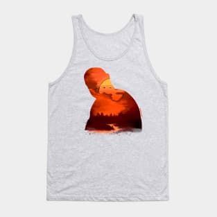 Apocalypse Now Illustration Silhouette Sgt. Kurtz Tank Top